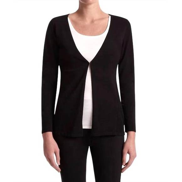 NEW CAPSULE 121 intention cardigan in black